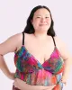Silky Mesh Flutter Longline Bralette | Silky Mesh | Archive (Monet Floral) sold by Parade