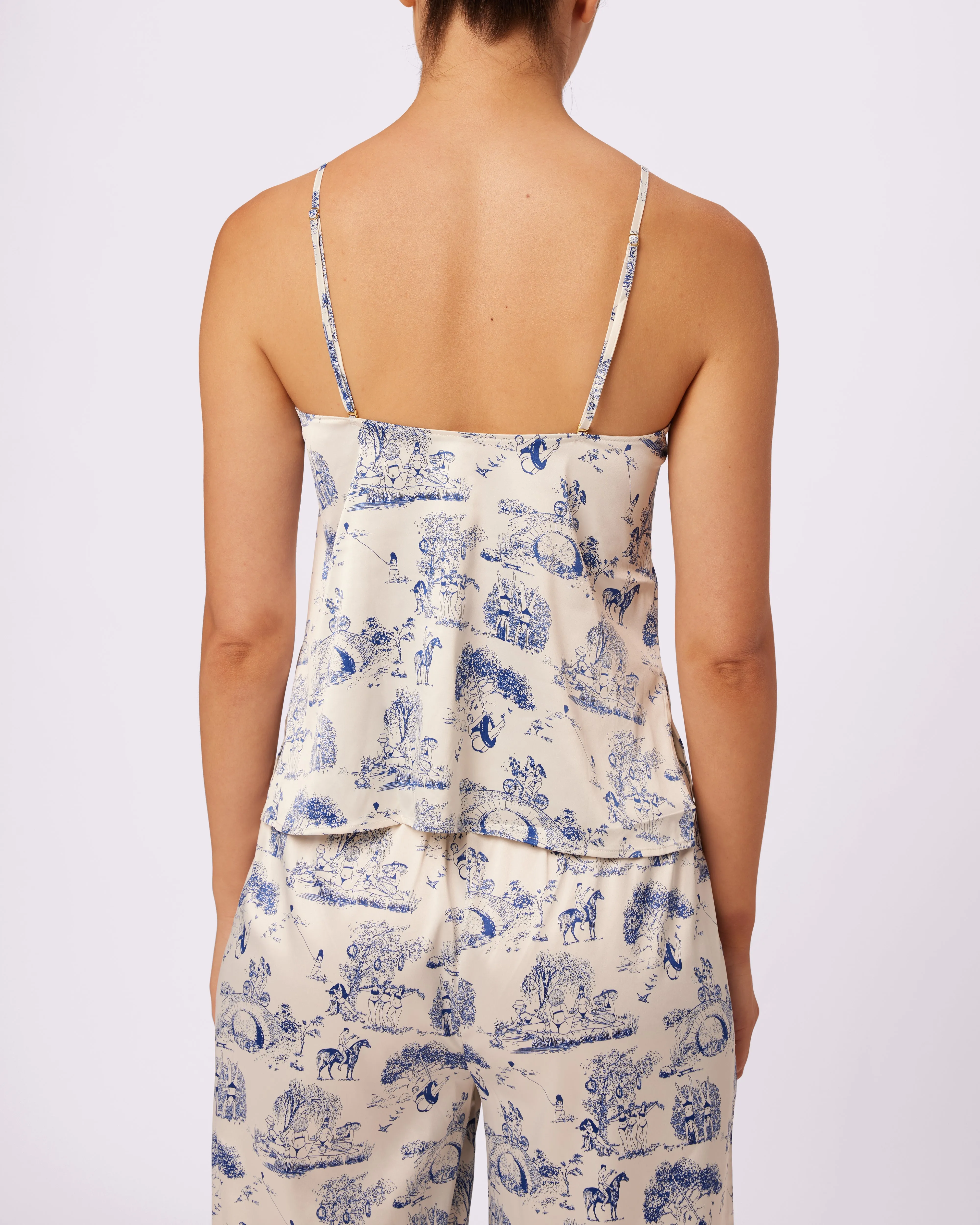 Dream Scoop Cami | Luxe Satin | Archive (Toile Cloud) sold by Parade product image thumbnail 2