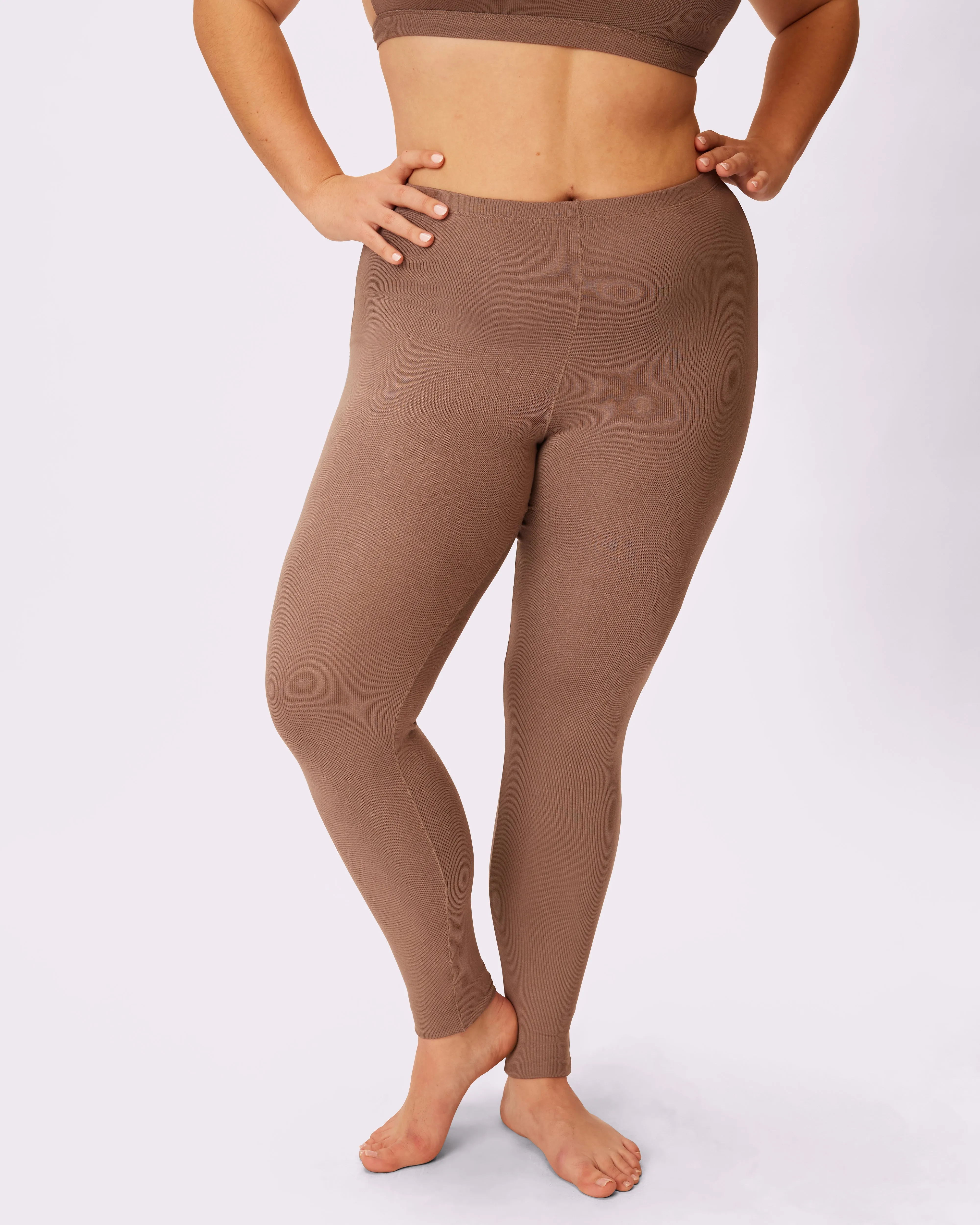 Comfort Rib Leggings | Lush Rib | Archive (Truffle) sold by Parade product image thumbnail 2