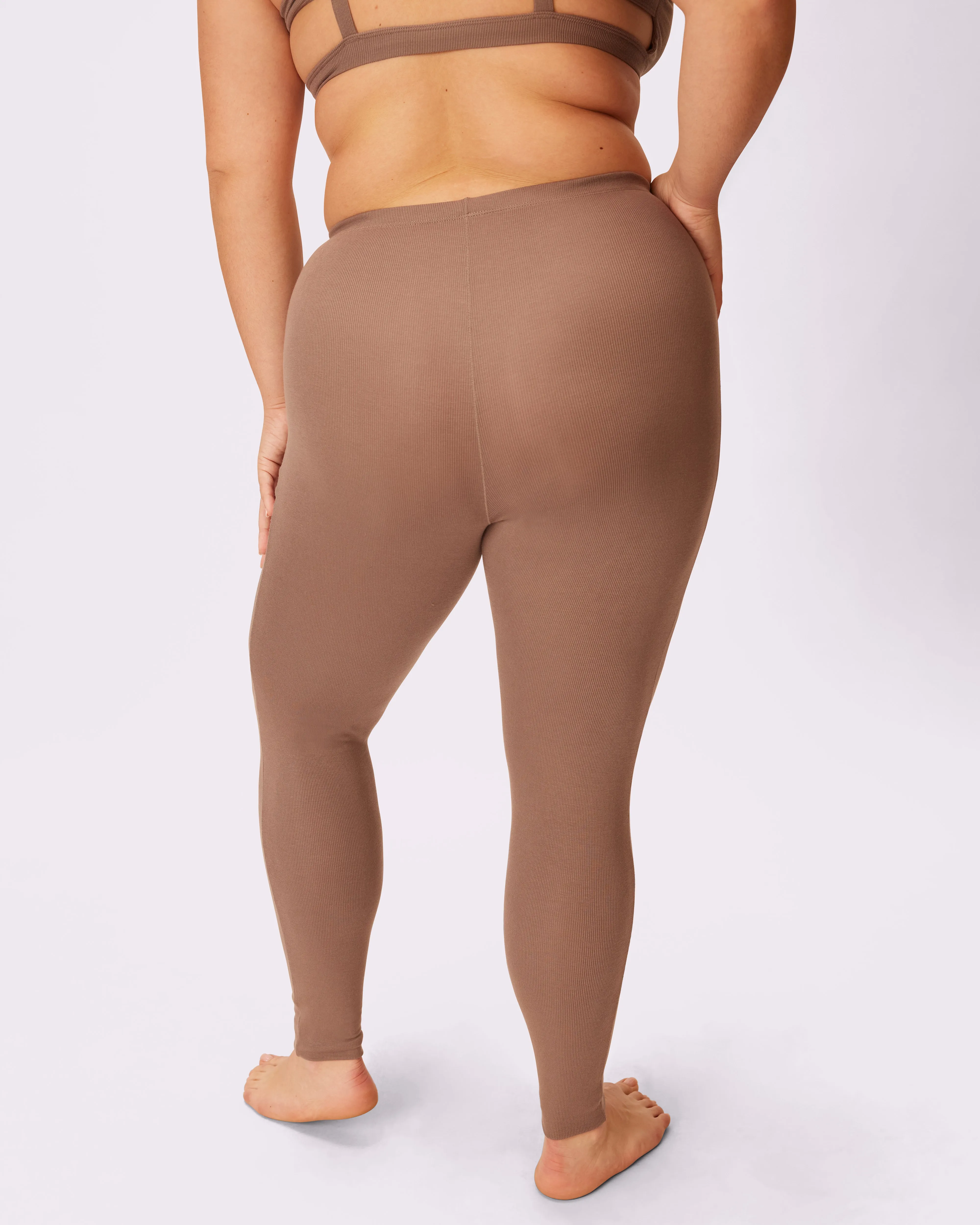 Comfort Rib Leggings | Lush Rib | Archive (Truffle) sold by Parade product image thumbnail 4