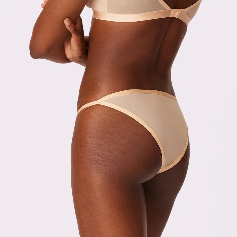 String Cheeky | Silky Mesh | Archive (Sand) sold by Parade