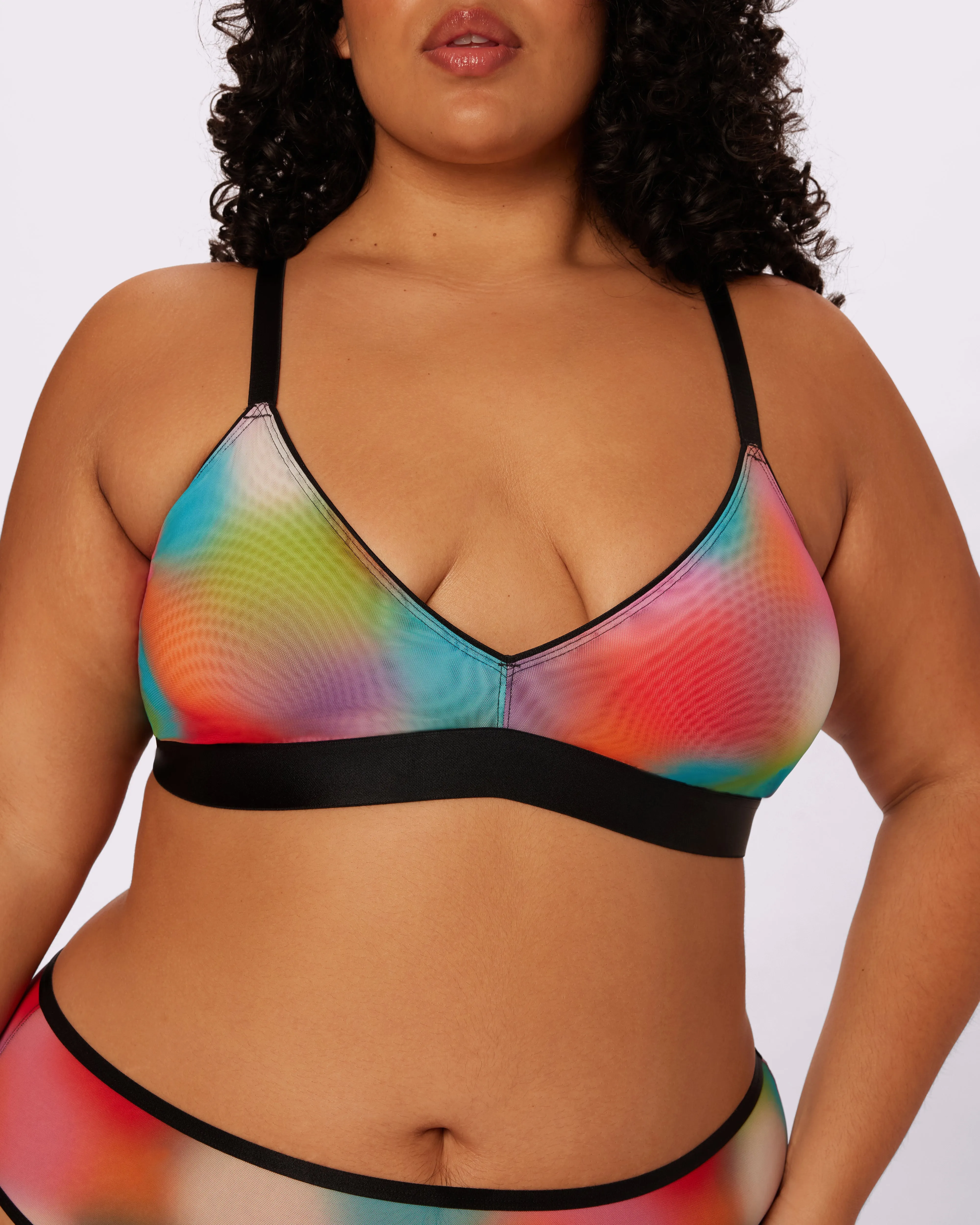 Triangle Bralette | Silky Mesh | Archive (Supernova) sold by Parade product image thumbnail 2