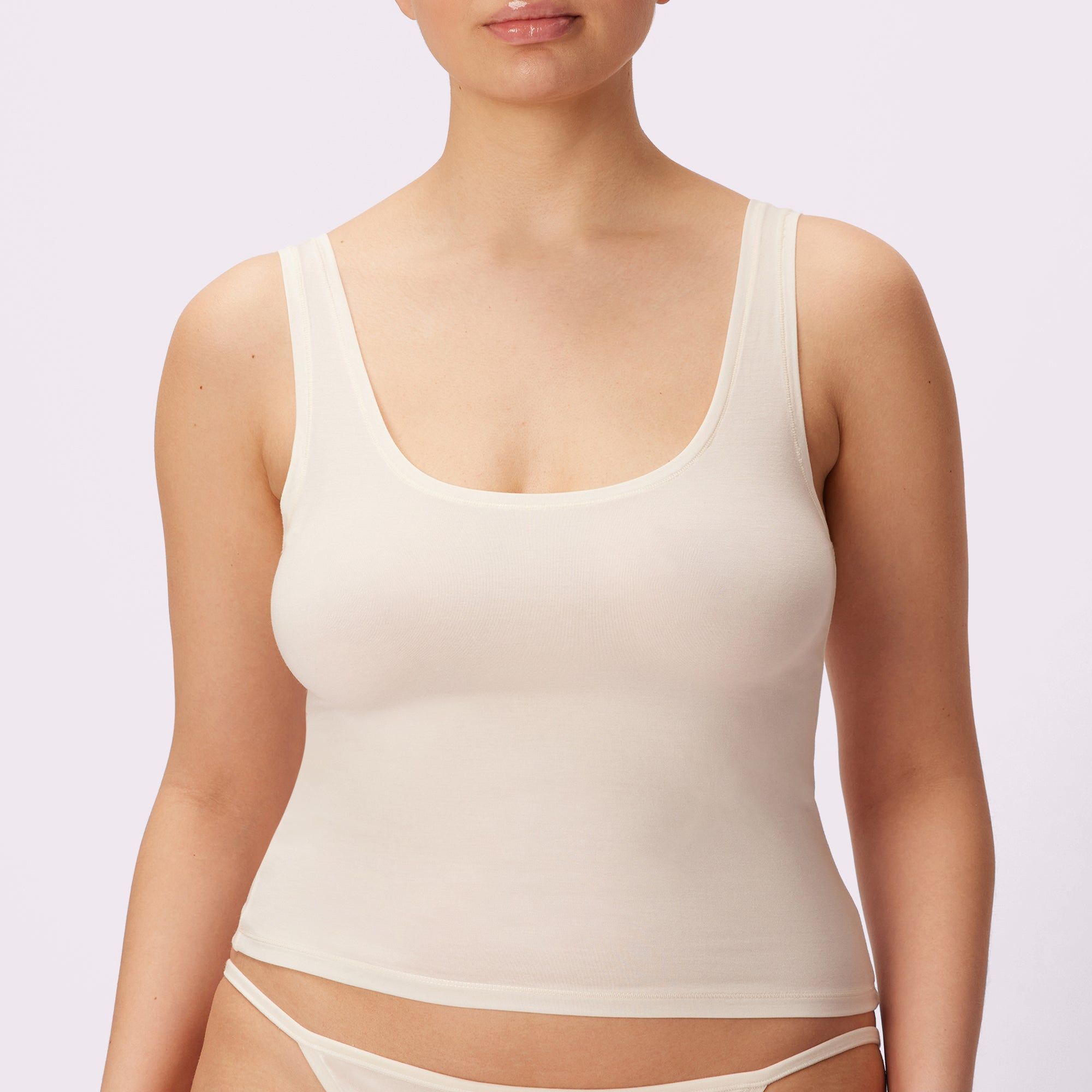 XL Vintage Essential Scoop Tank | New:Cotton | Archive (Cloud) sold by Parade product image thumbnail 3