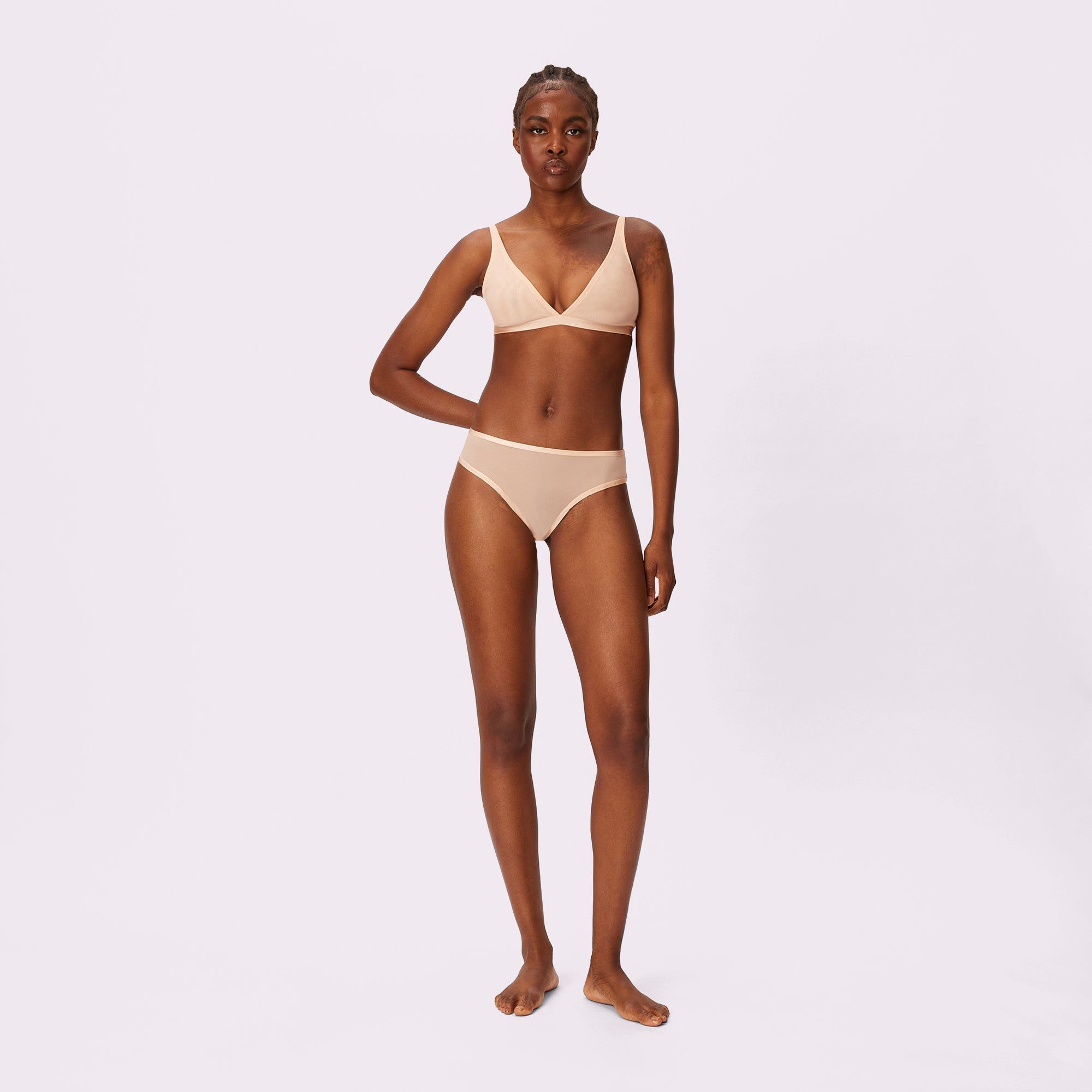 3XL High Rise Cheeky | Silky Mesh | Archive (Sand) sold by Parade product image thumbnail 4