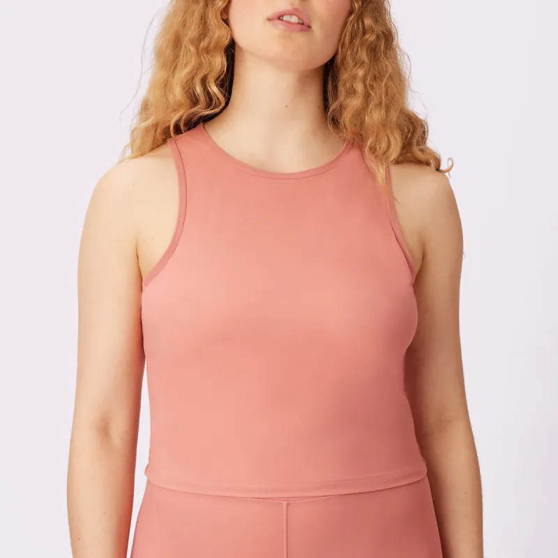 Weightless Racer Tank | Silky Mesh | Archive (Pink Canyon) sold by Parade