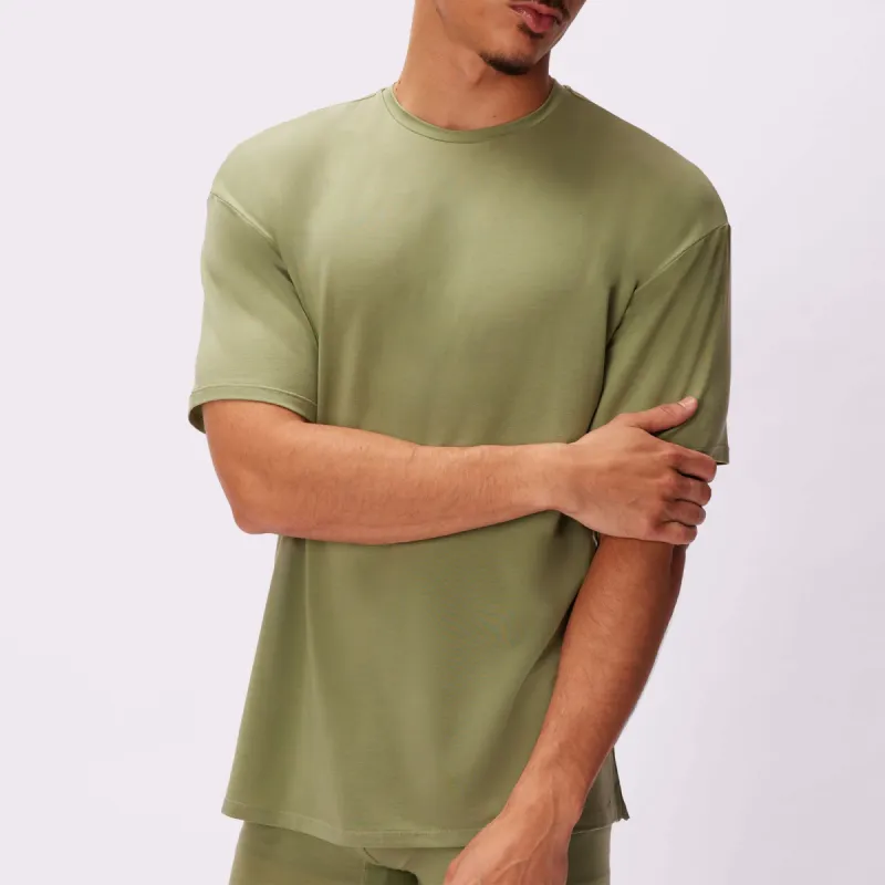 Oversized Tee | New:Cotton | Archive ( Olive) sold by Parade