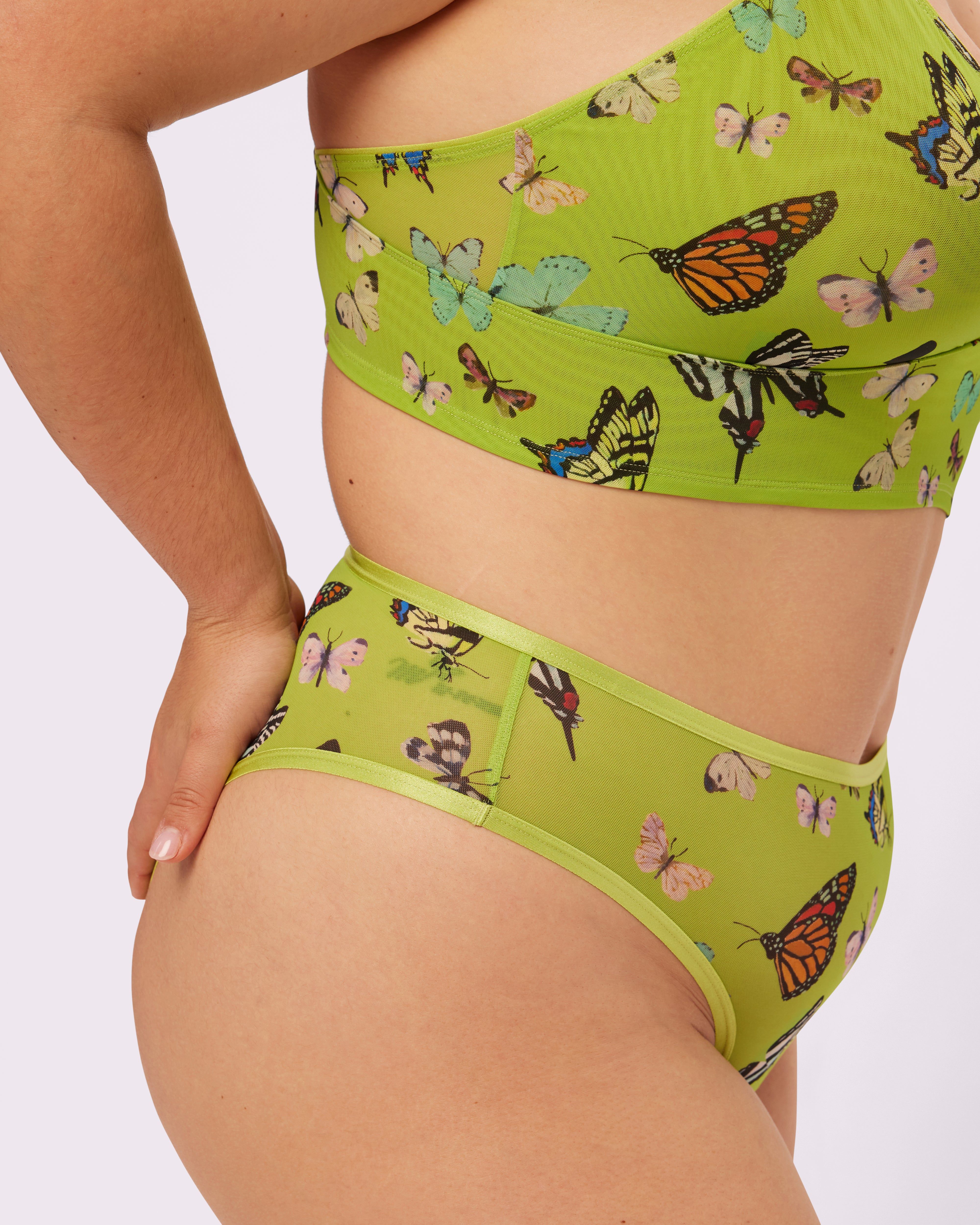 High Rise Cheeky | Silky Mesh | Archive (Enchanted) sold by Parade product image thumbnail 3