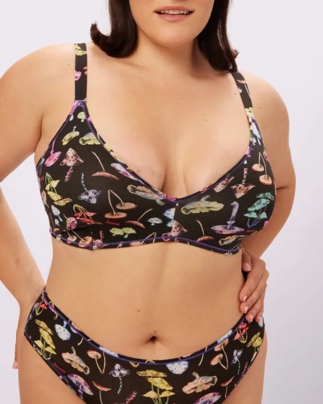 Vintage Soft Triangle Bralette | New:Cotton | Archive (Trip) sold by Parade