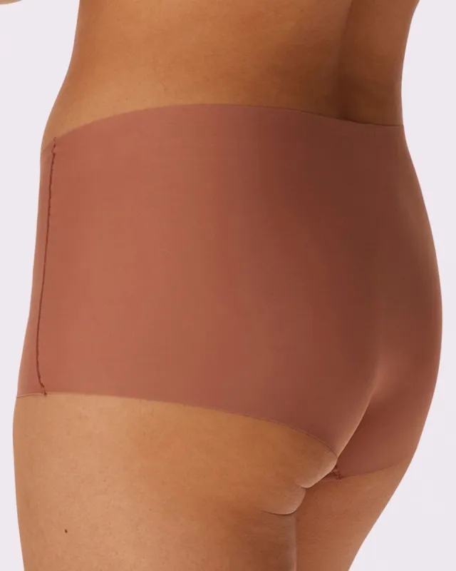 3XL Seamless Sculpt High Rise Boyshort | Seamless Universal | Archive (Pink Champagne) sold by Parade