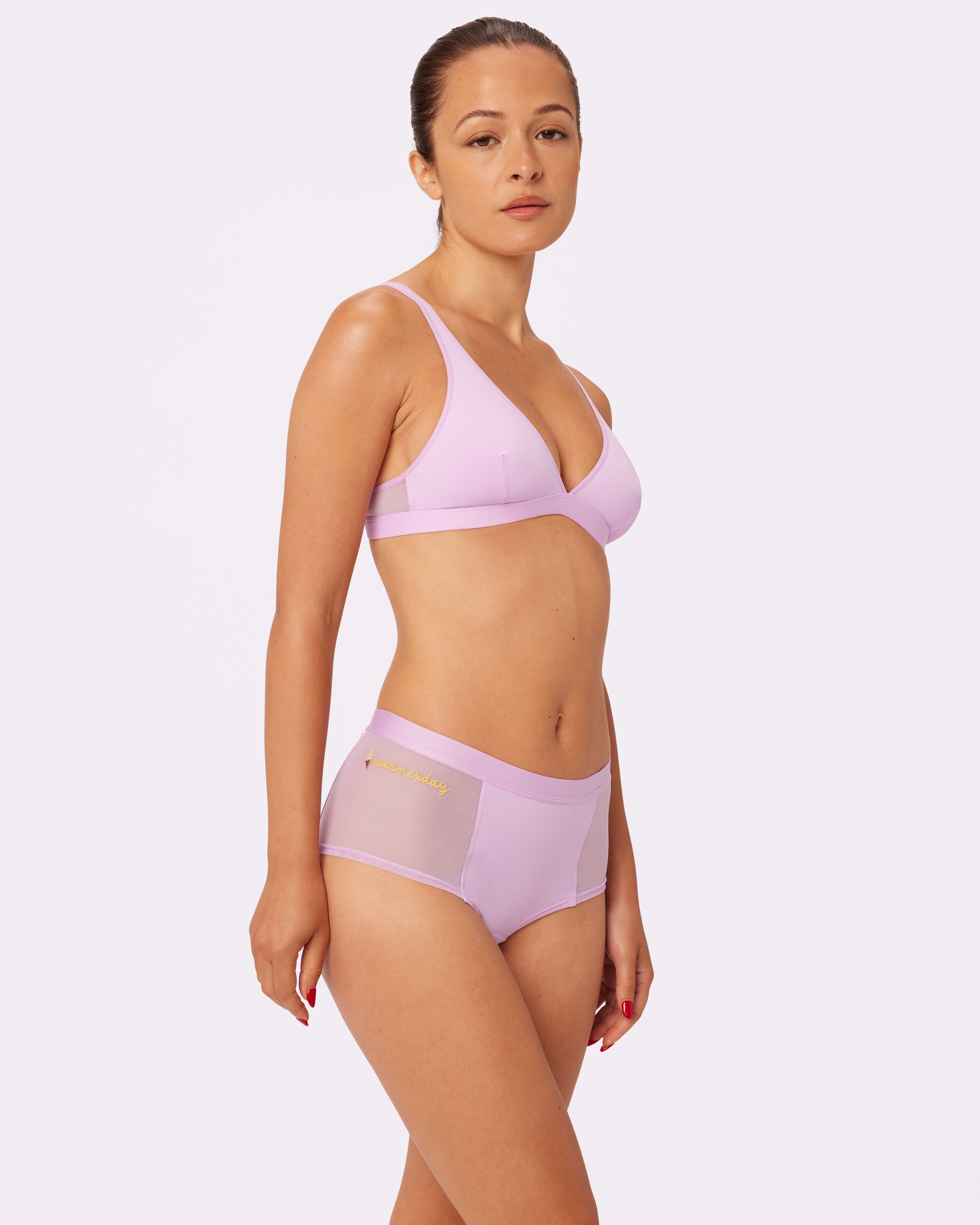 Dream Fit Plunge Bralette | Ultra-Soft Re:Play | Archive (Lavender Honey) sold by Parade product image thumbnail 4