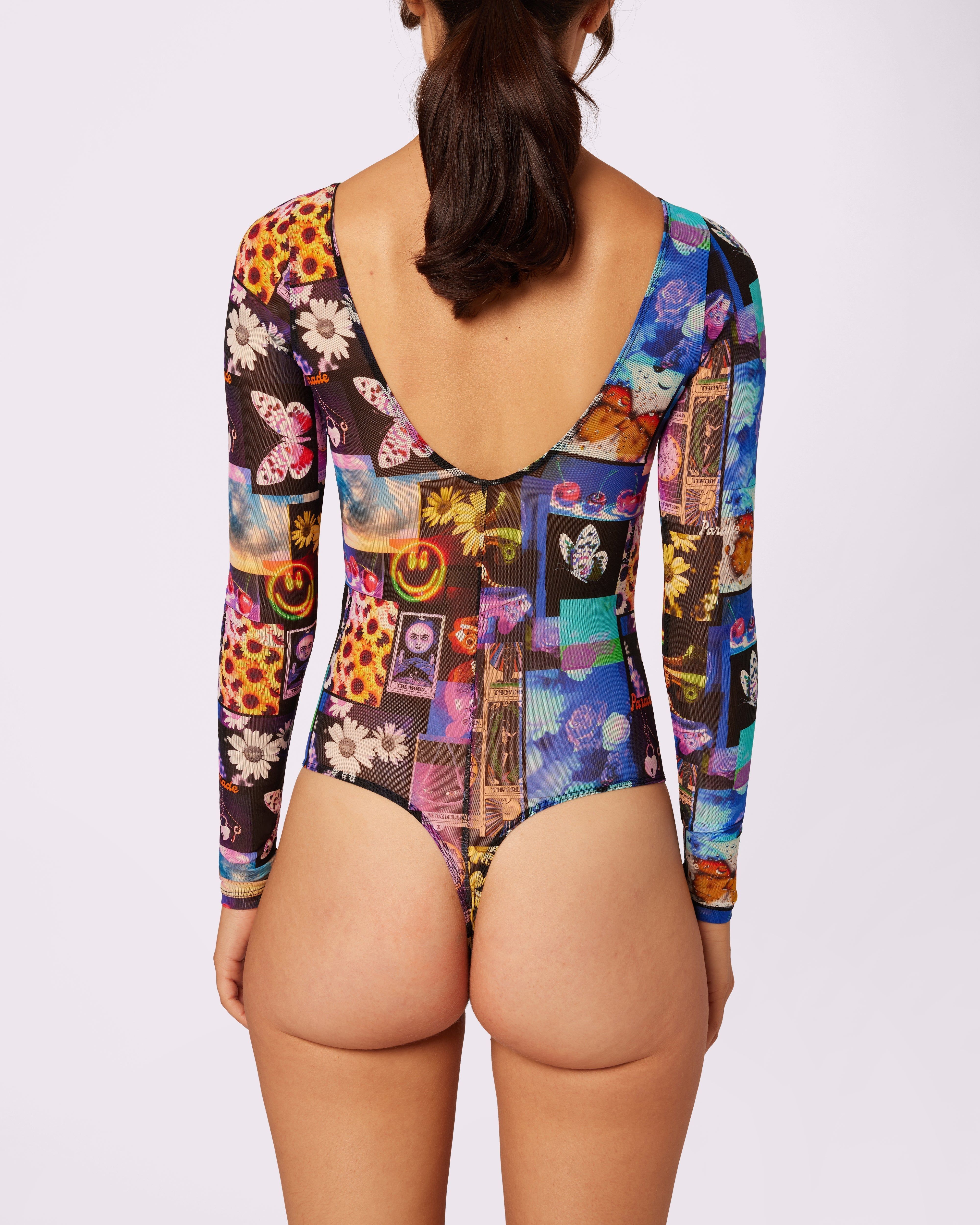 L Layering Luxe Mesh Bodysuit | Silky Mesh | Archive (Moodboard) sold by Parade product image thumbnail 3