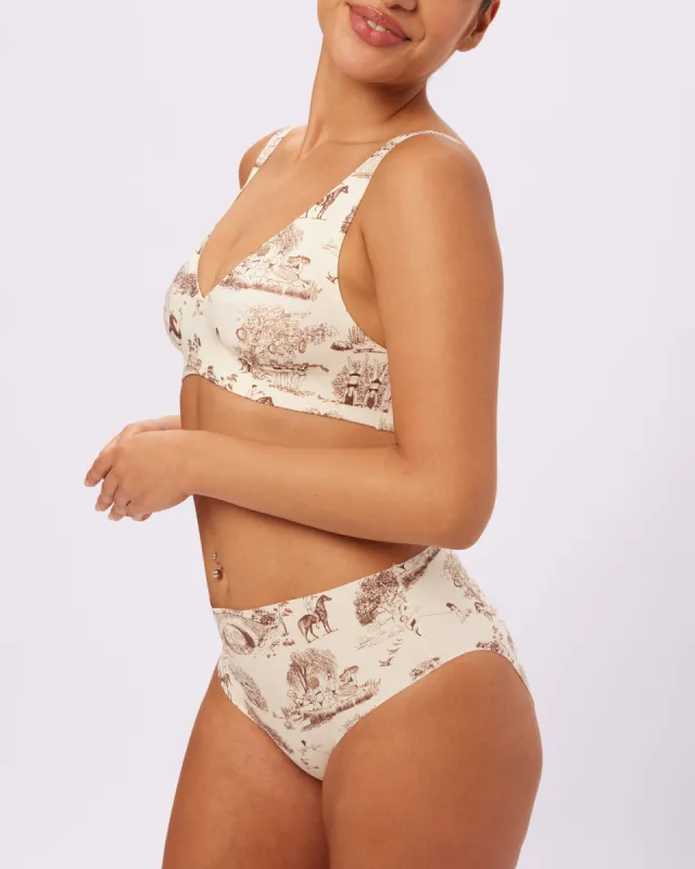 Support Lift Plunge Bralette | Seamless Universal | Archive (Toile) made by Parade