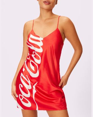 M Special Edition Coca-Cola Luxe Slip Dress | Luxe Satin | Archive (Coca-Cola) made by Parade