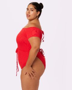 Comfort Rib Tie-Back Bodysuit | Lush Rib | Archive ( Balloon) sold by Parade