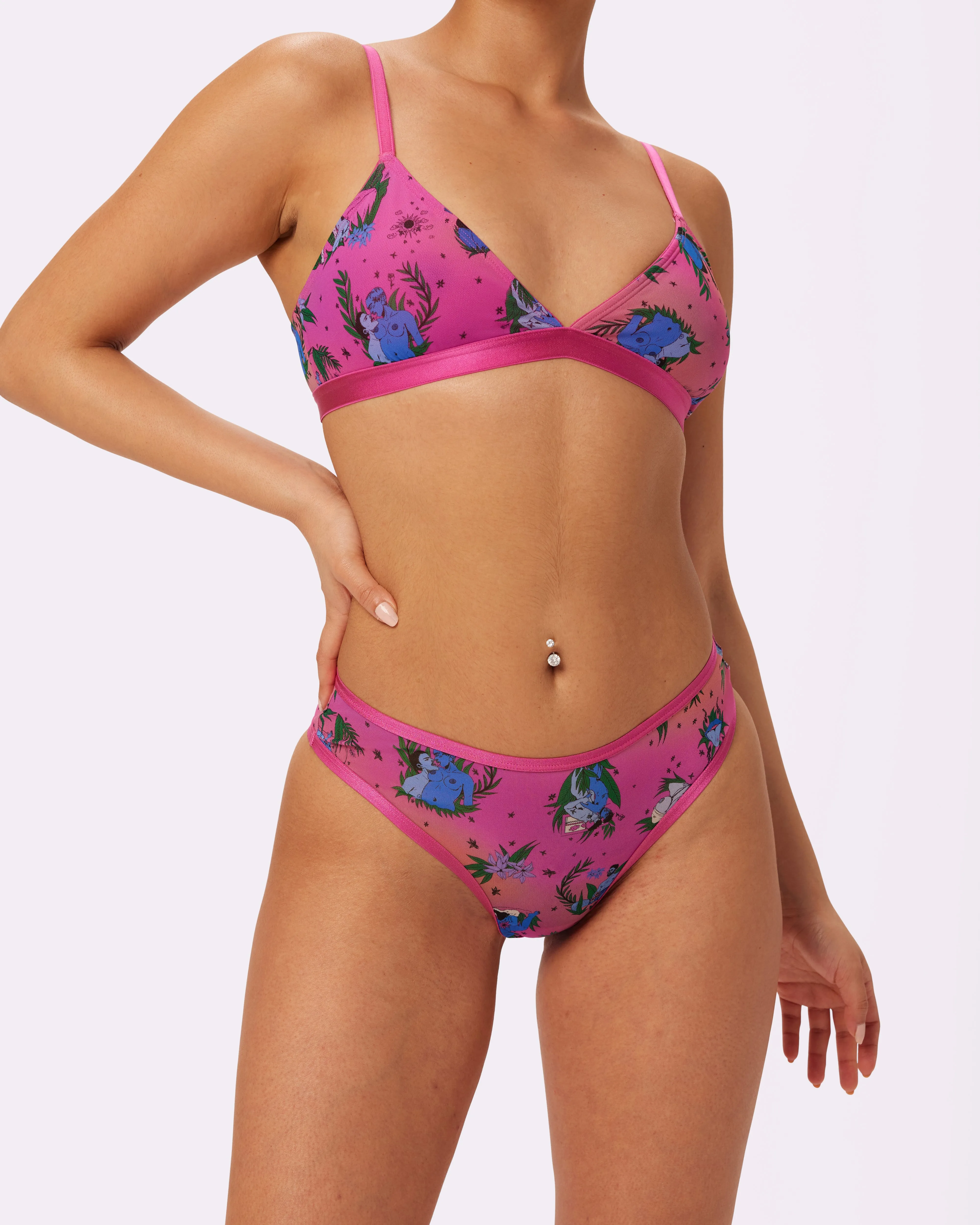 High Rise Cheeky | Silky Mesh | Archive (Smutty Toile) sold by Parade product image thumbnail 5