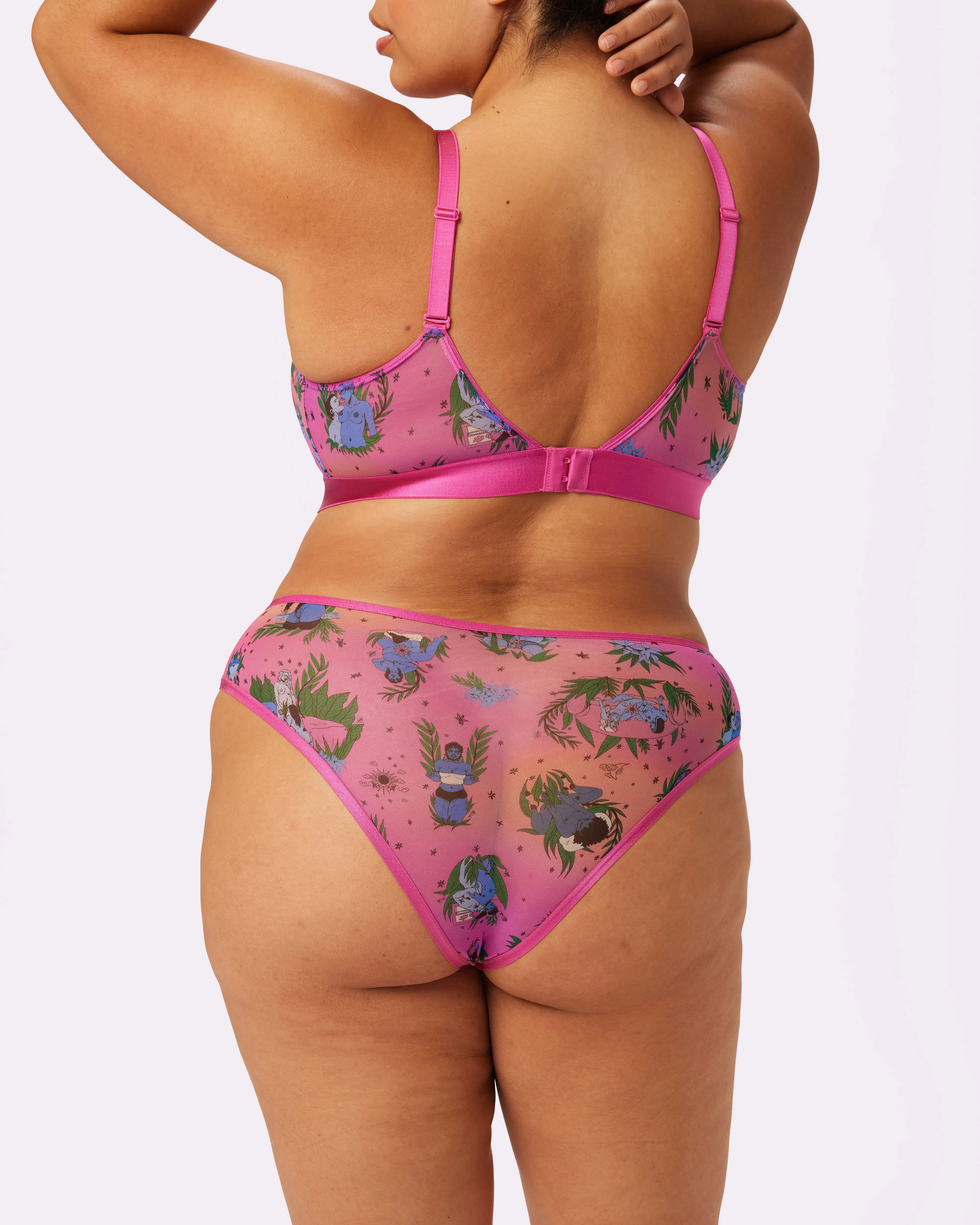 High Rise Cheeky | Silky Mesh | Archive (Smutty Toile) sold by Parade product image thumbnail 3