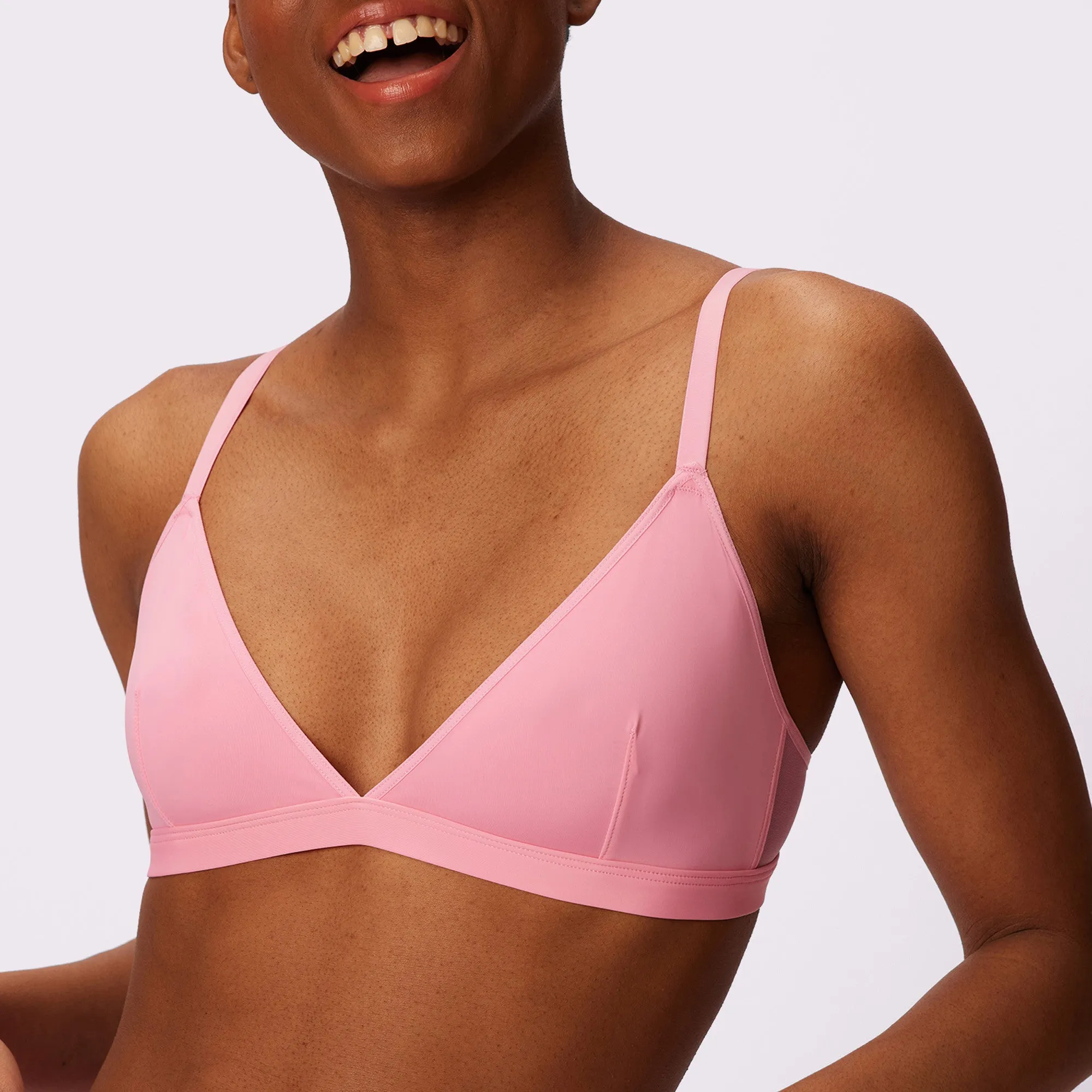 Re:Play Triangle Bralette | Ultra-Soft Re:Play | Archive (Bubble Gum) sold by Parade