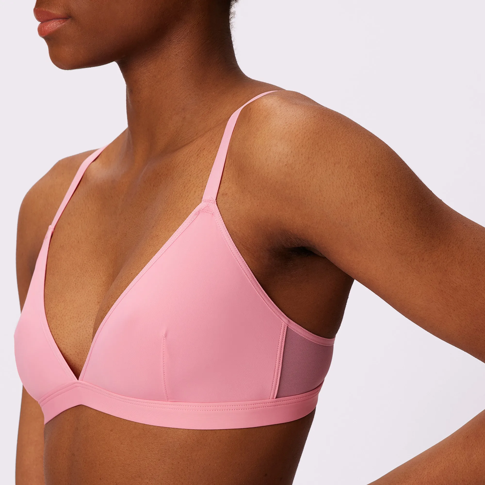 Re:Play Triangle Bralette | Ultra-Soft Re:Play | Archive (Bubble Gum) sold by Parade product image thumbnail 3