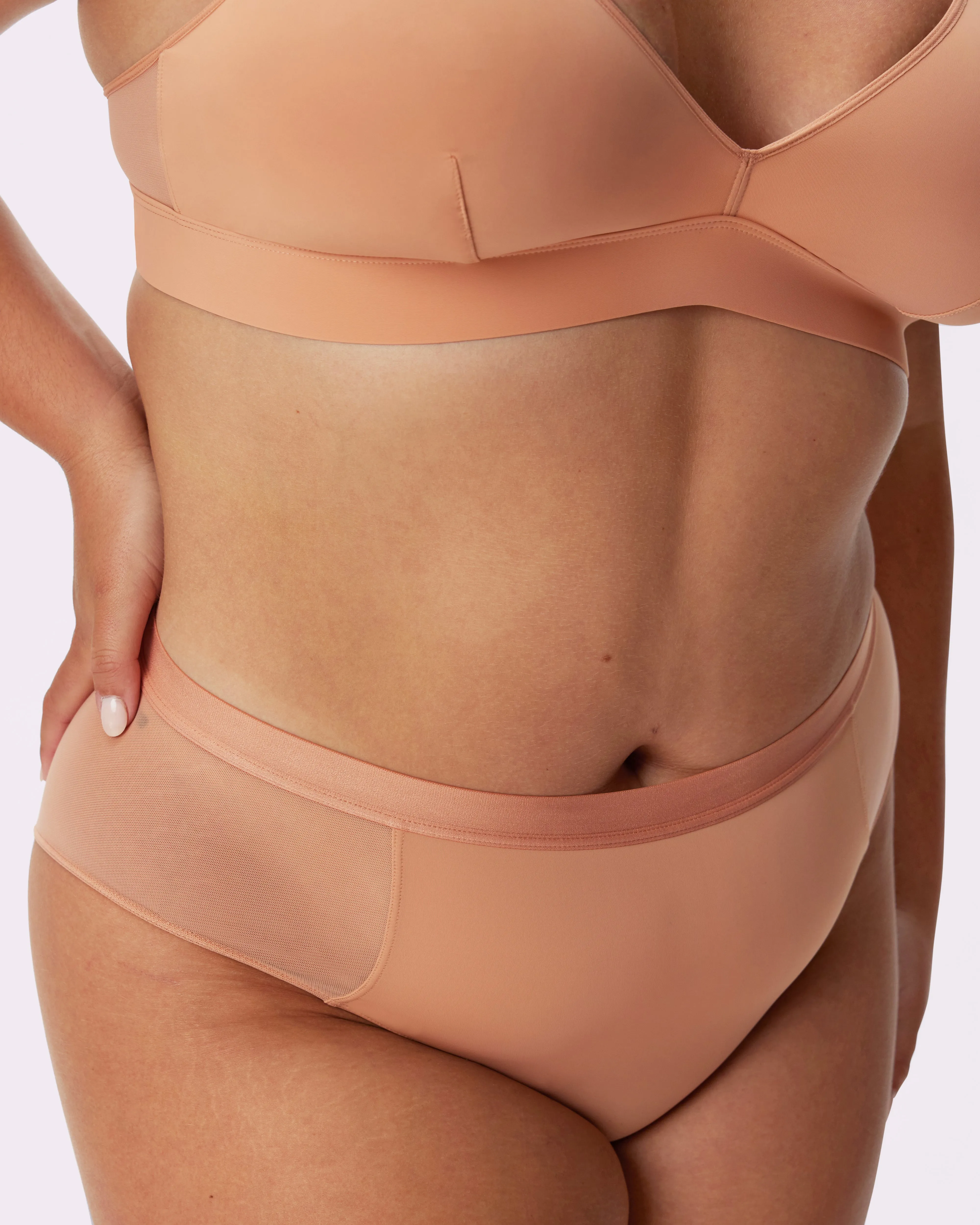 Dream Fit High Rise Brief | Ultra-Soft Re:Play | Archive (Peach Fuzz) sold by Parade product image thumbnail 3