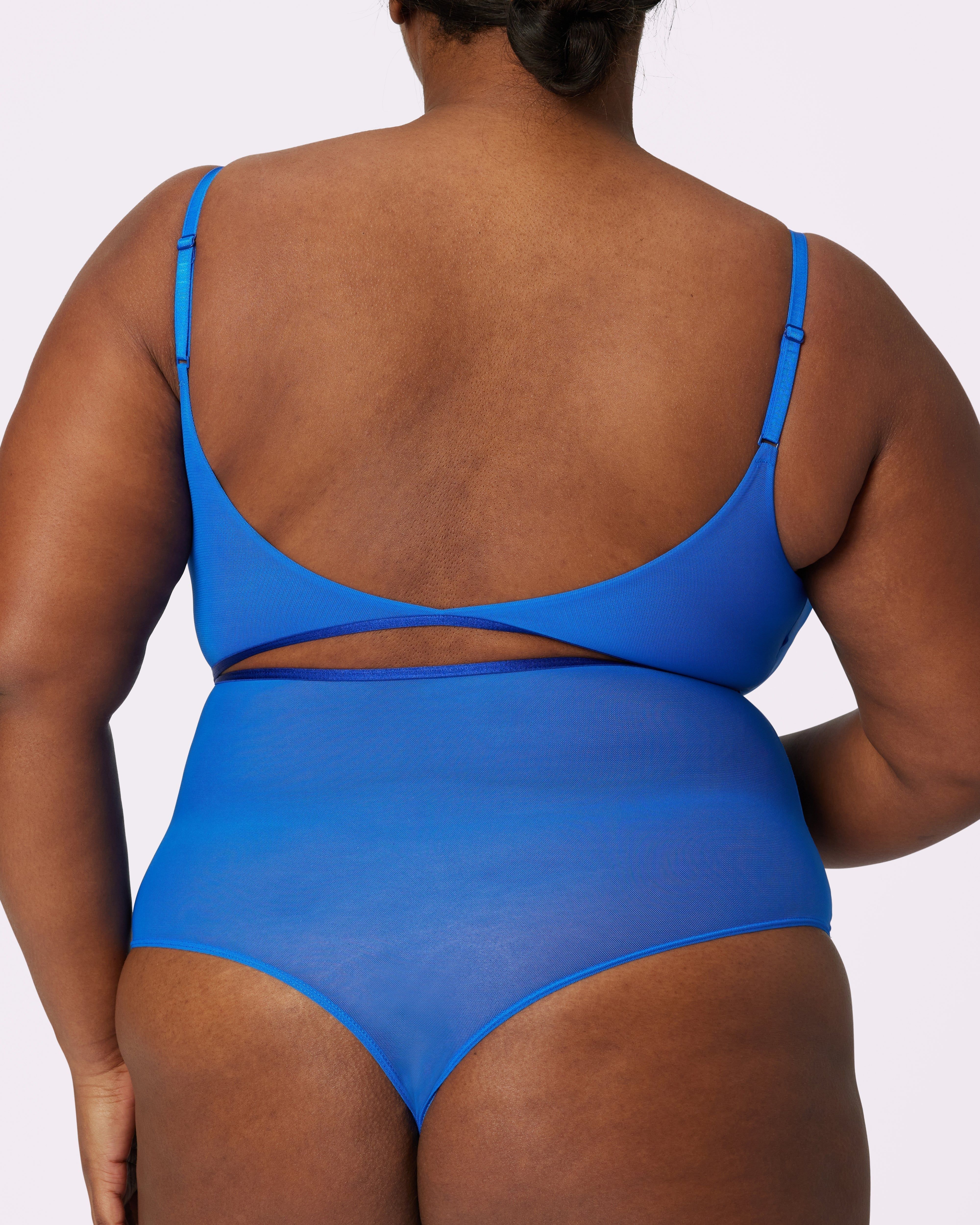 3XL After Hours Layered Mesh Bodysuit | Silky Mesh (Blue Moon) sold by Parade product image thumbnail 3