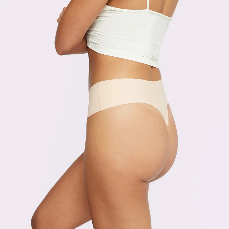 Invisible High Rise Thong | Seamless Universal | Archive (Coconut) sold by Parade
