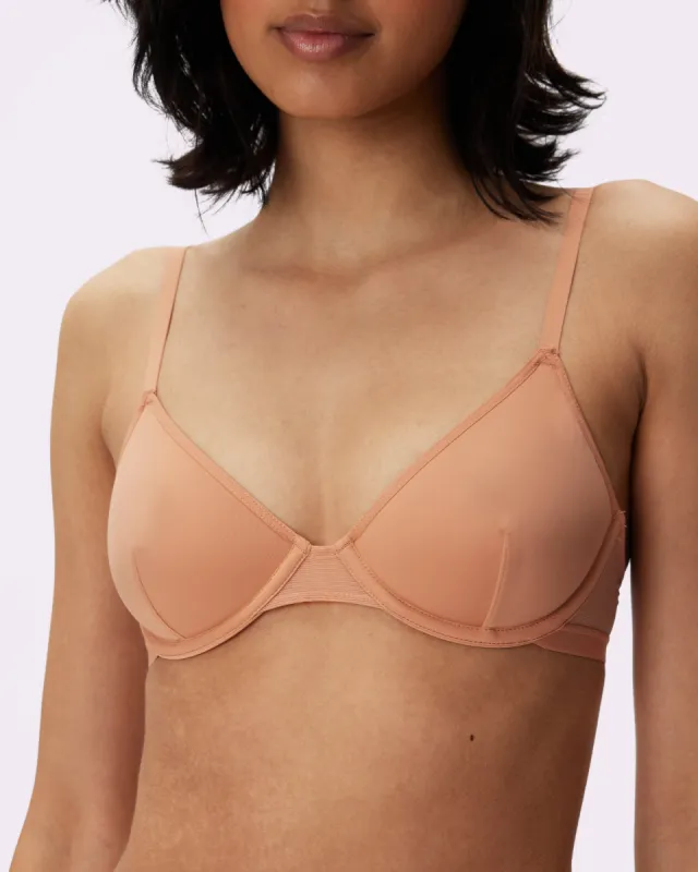 Dream Triangle Bra | Ultra-Soft Re:Play | Archive (Peach Fuzz) sold by Parade