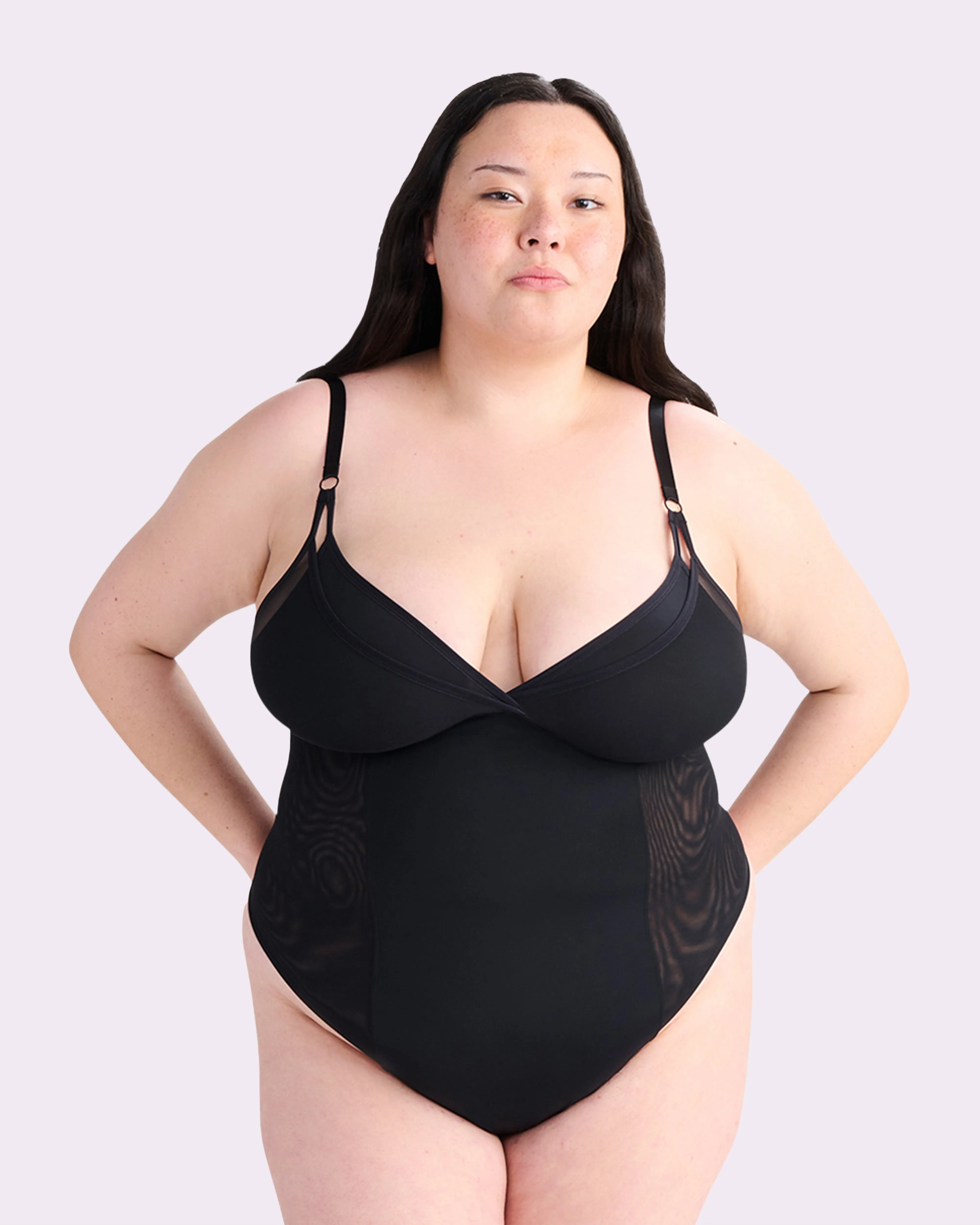 Re:Play Mixed Mesh Bodysuit | Ultra-Soft Re:Play (Eightball) sold by Parade product image thumbnail 4