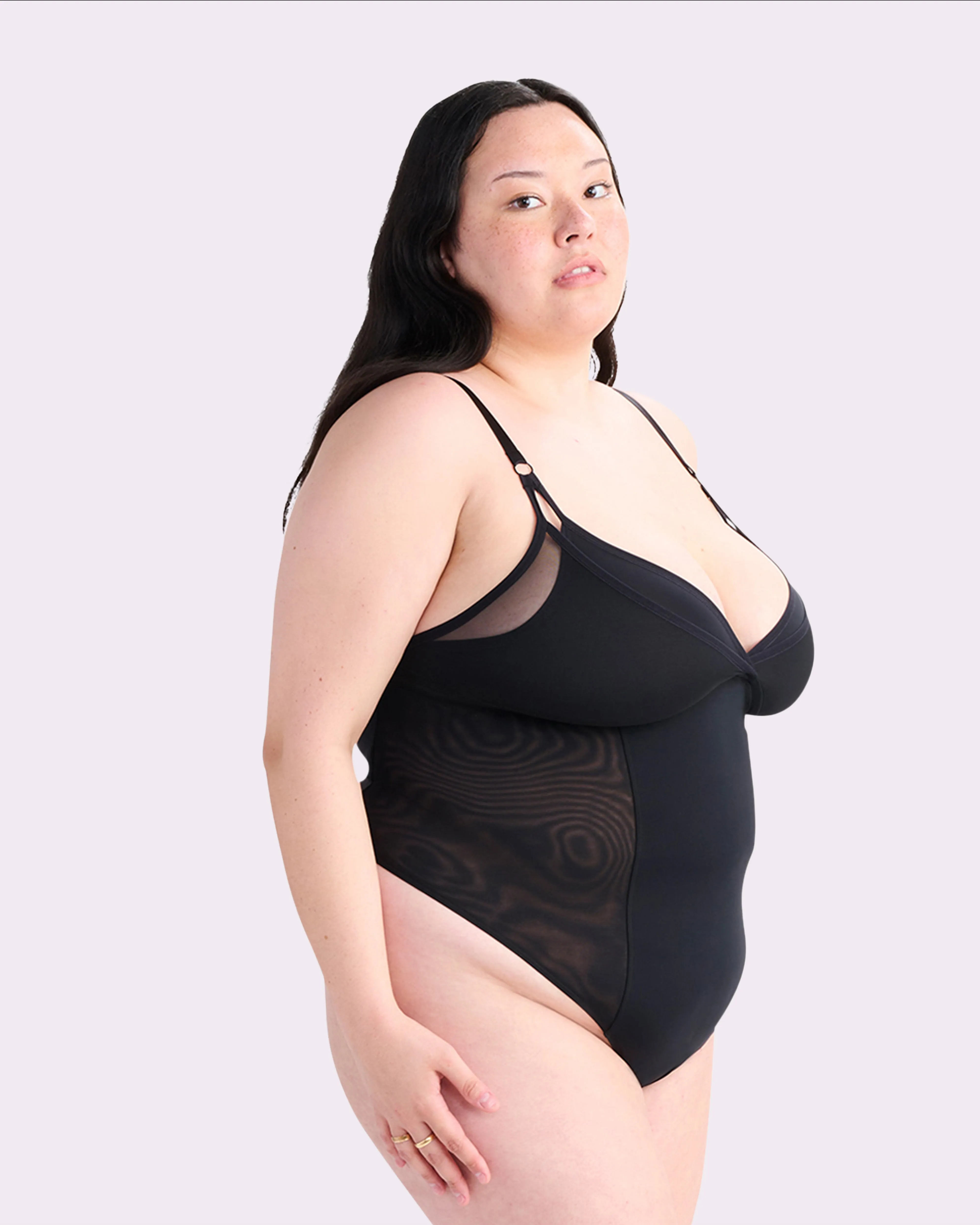 Re:Play Mixed Mesh Bodysuit | Ultra-Soft Re:Play (Eightball) sold by Parade product image thumbnail 5