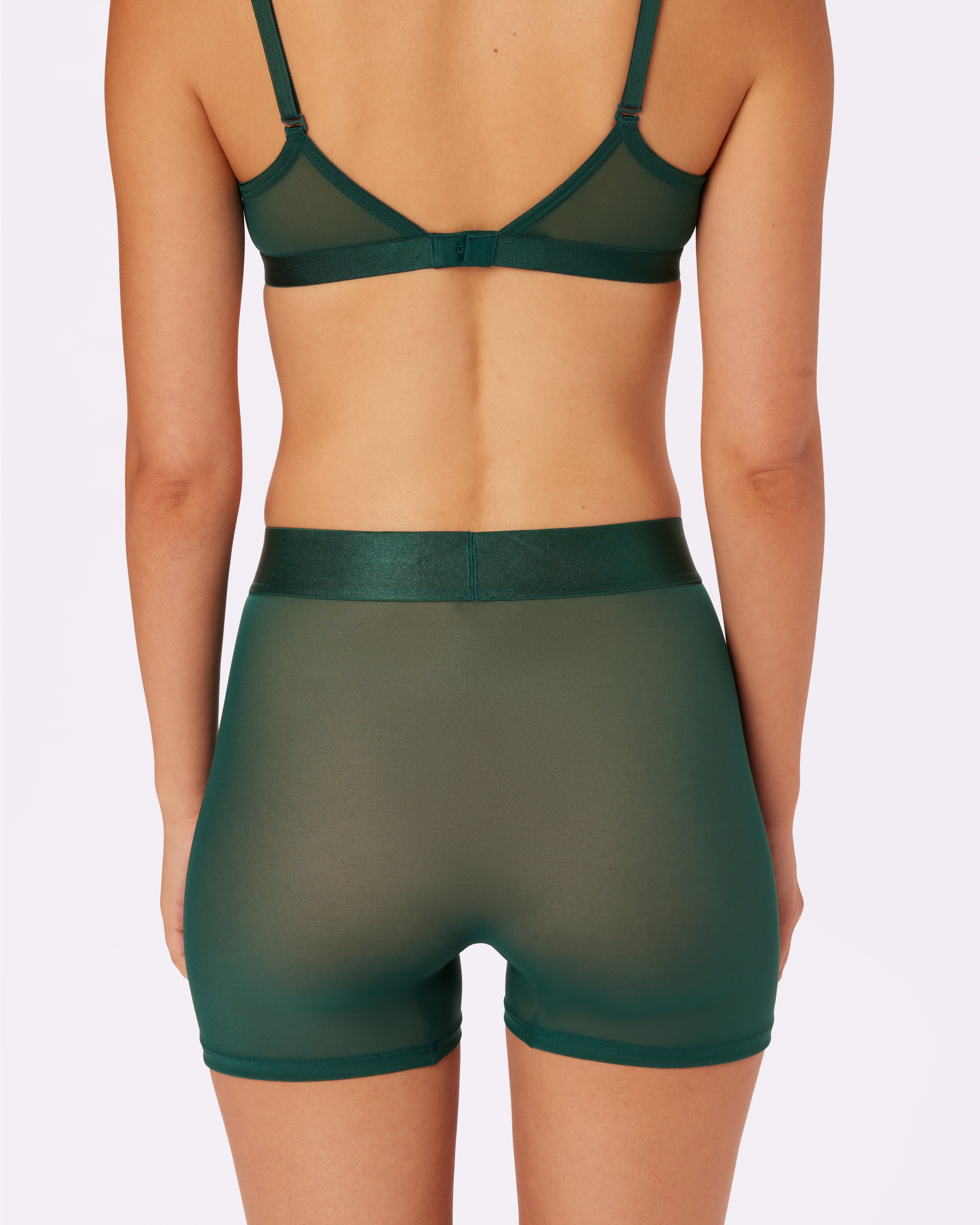 Sheer Comfort Boxer Brief | Silky Mesh (Jade) sold by Parade product image thumbnail 5