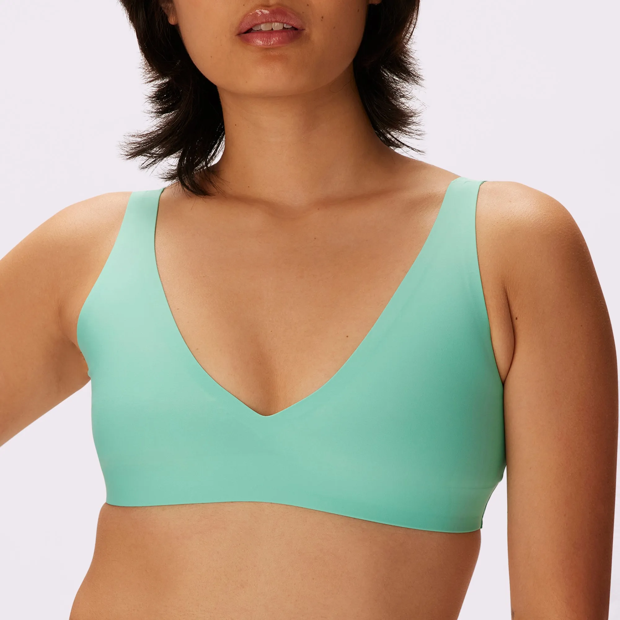 Support Lift Plunge Bralette | Seamless Universal | Archive (Buttermint) sold by Parade