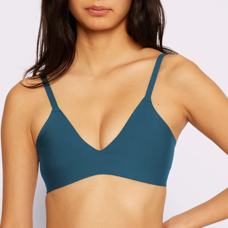 Smooth Lift Triangle Bralette | Seamless Universal (Deep Sea) sold by Parade