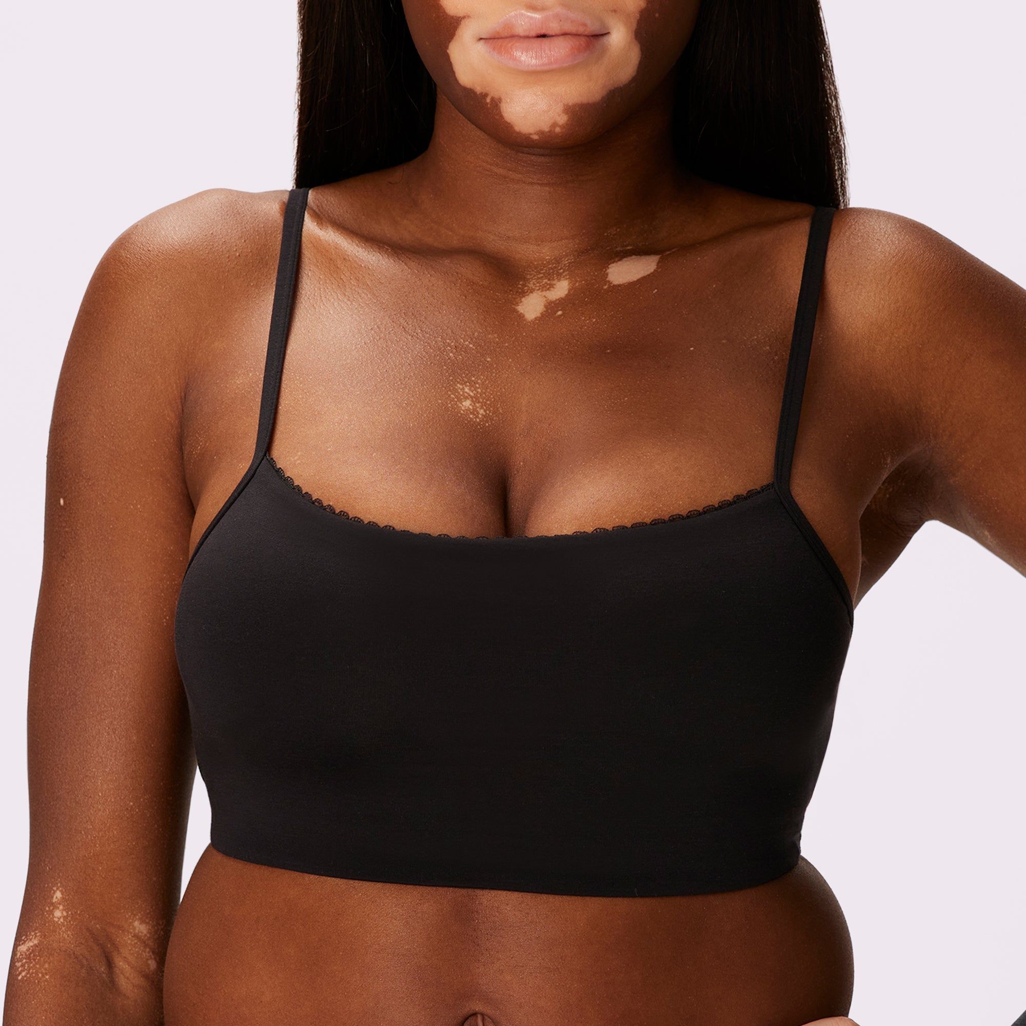 1+ Flirty Lace Touch Scoop Bralette | New:Cotton | Archive (Eightball) sold by Parade
