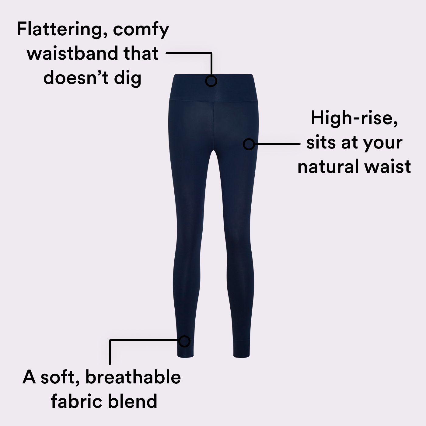 L Lightweight Leggings | New:Cotton | Archive (Gingersnap) sold by Parade product image thumbnail 3