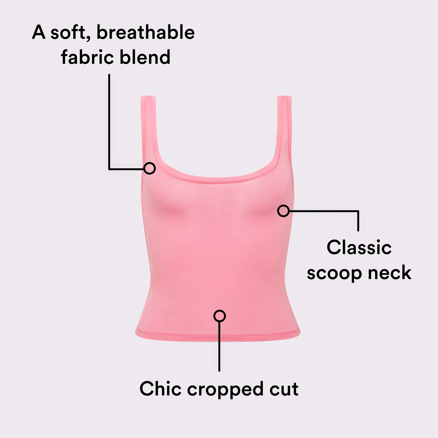 Vintage Essential Scoop Tank | New:Cotton | Archive (Cloud) sold by Parade product image thumbnail 2