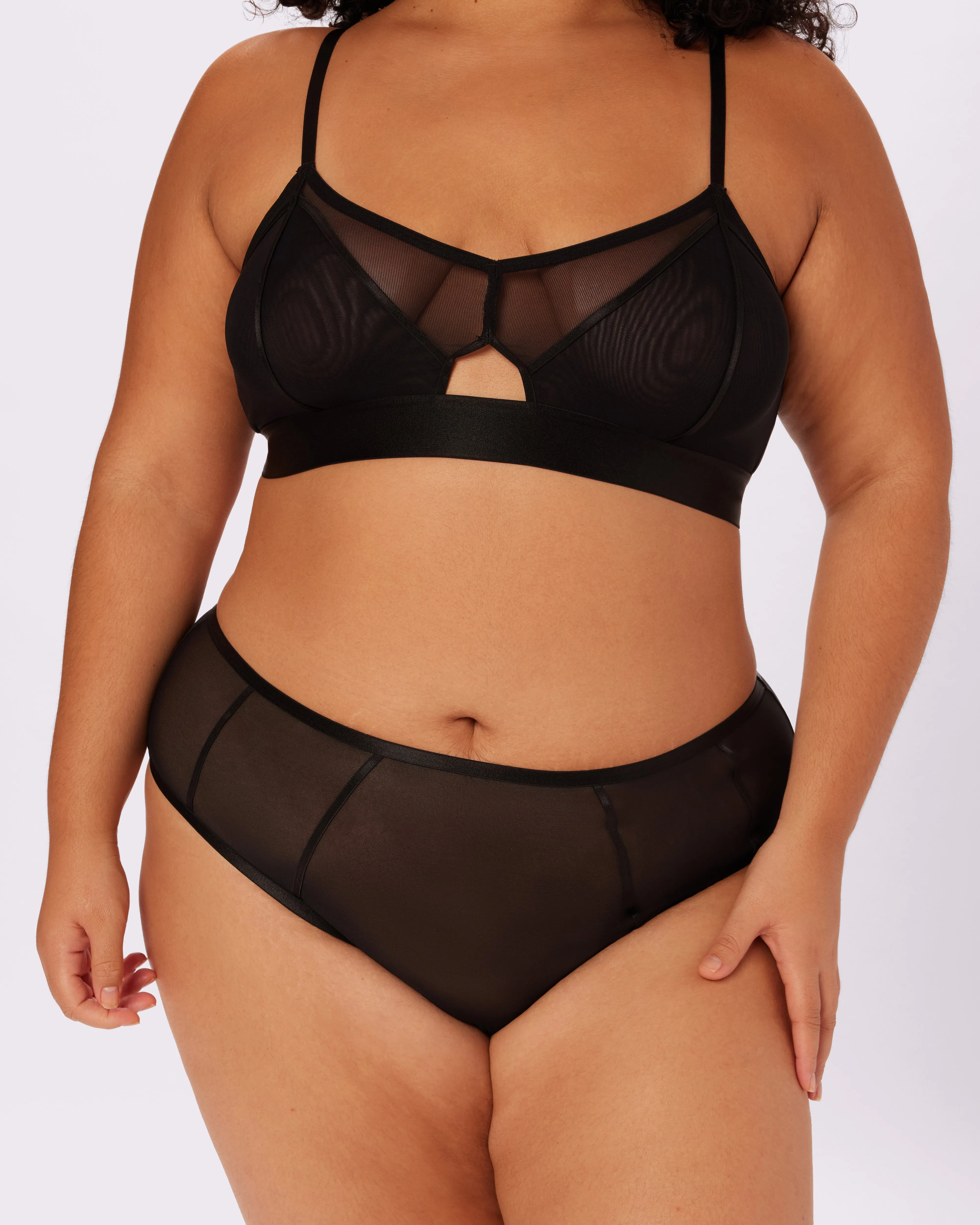 Sheer Sculpt Pop High Rise Cheeky | Silky Mesh | Archive (Eightball) sold by Parade product image thumbnail 5