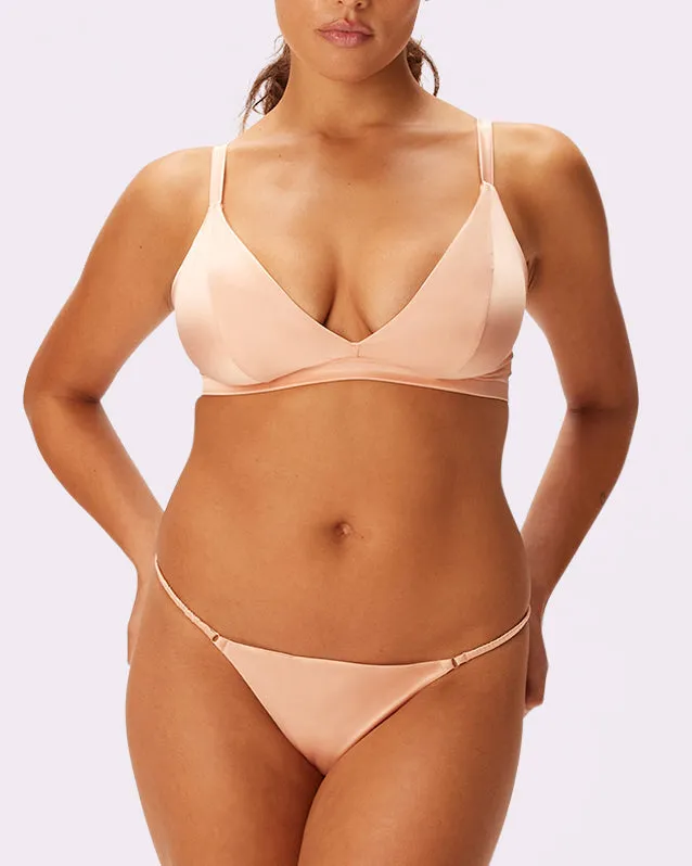 Satin Shine Thong | Glow Satin | Archive (Rose Pearl) sold by Parade product image thumbnail 4