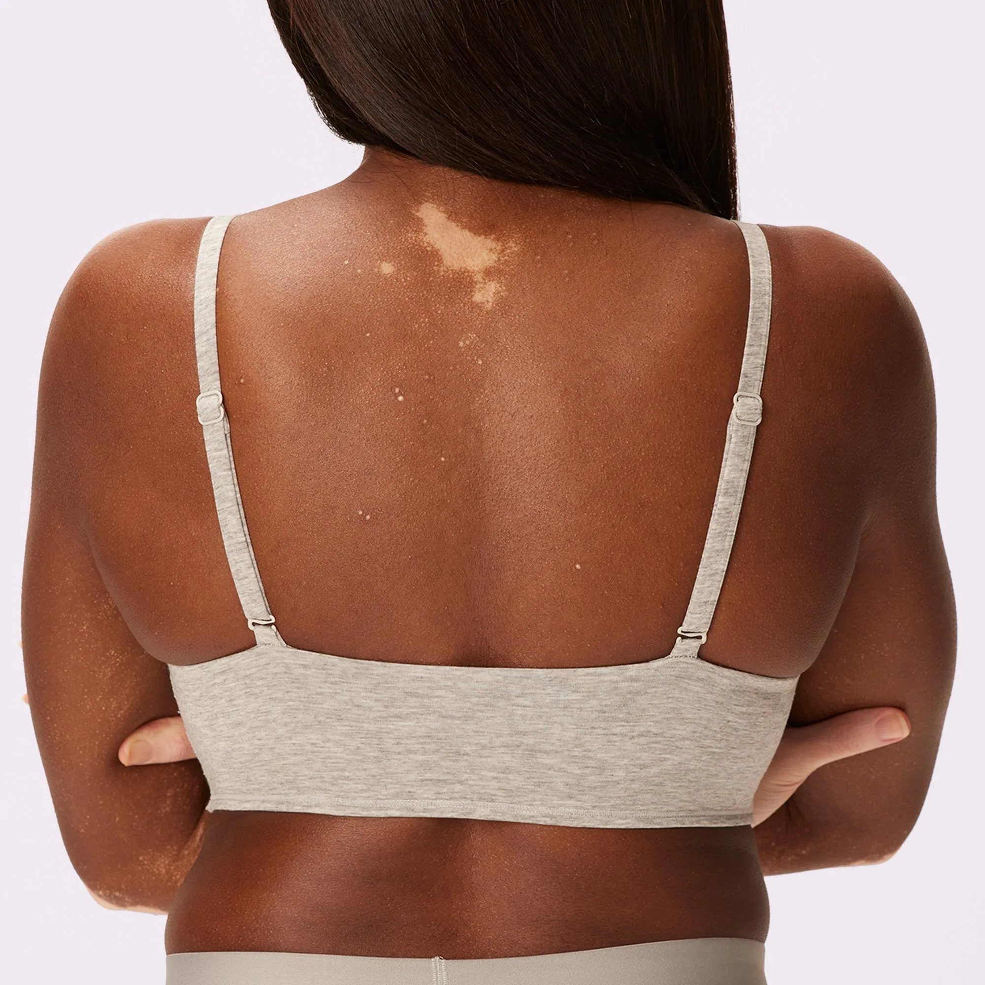 Vintage Soft Triangle Bralette | New:Cotton | Archive (Graphite) sold by Parade product image thumbnail 4