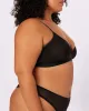 Betsey Johnson Cross-Back Triangle Bralette | Silky Mesh | Archive (Eightball) sold by Parade
