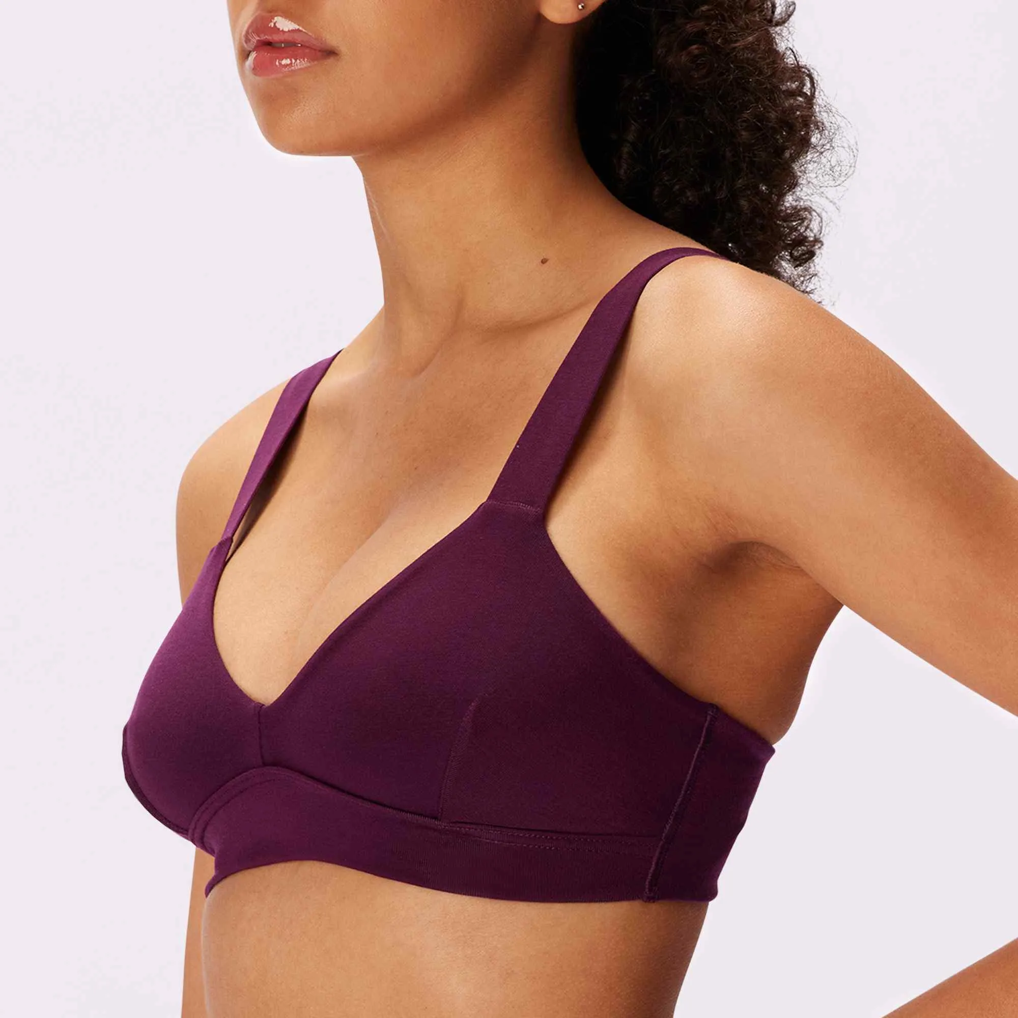 Cloud Triangle Bralette | SuperSoft | Archive (Violette) sold by Parade product image thumbnail 3