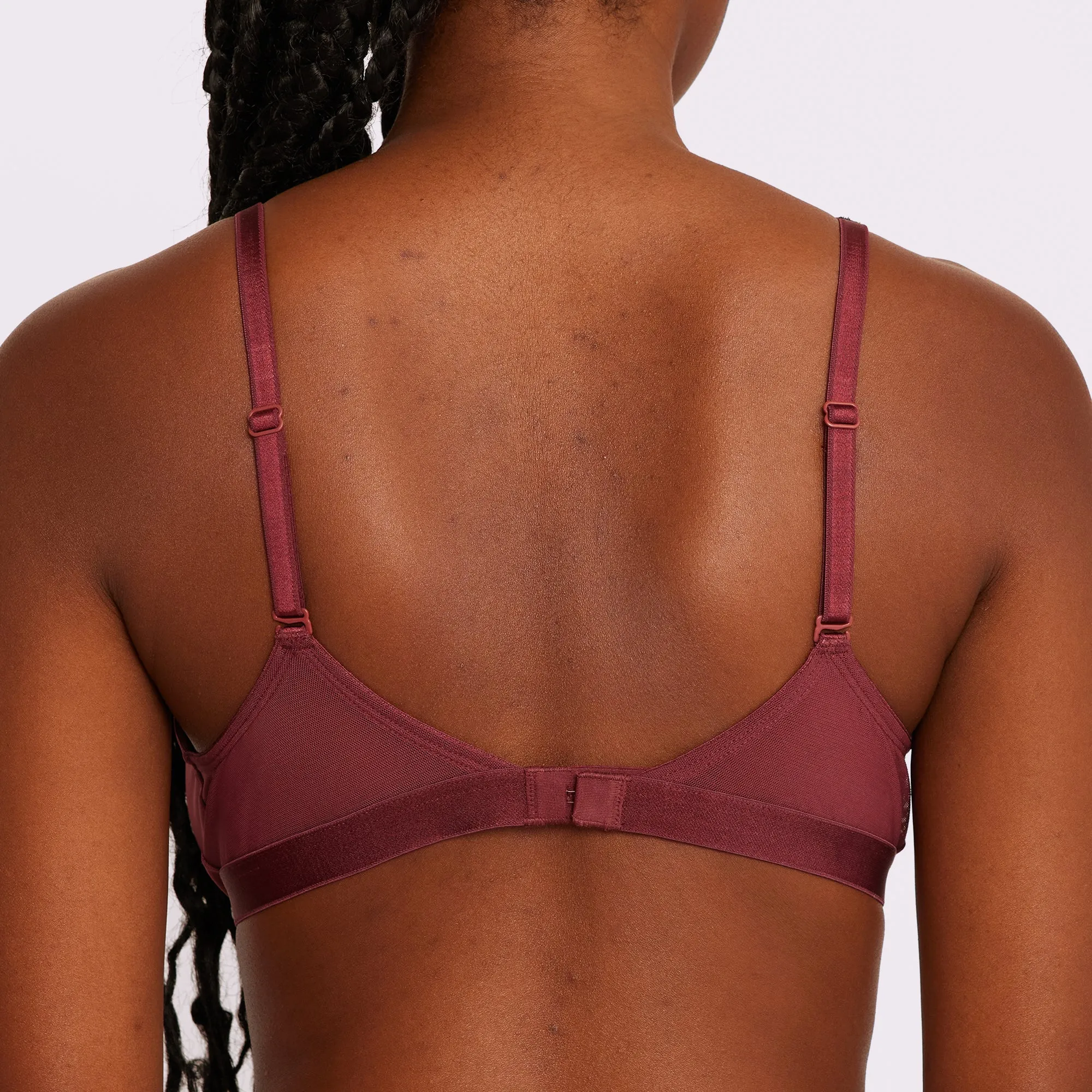Plunge Bralette | Silky Mesh | Archive (Blackberry) sold by Parade product image thumbnail 2