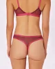 High Cut Thong | Silky Mesh (Blackberry Pop) sold by Parade