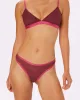 High Cut Thong | Silky Mesh (Blackberry Pop) sold by Parade