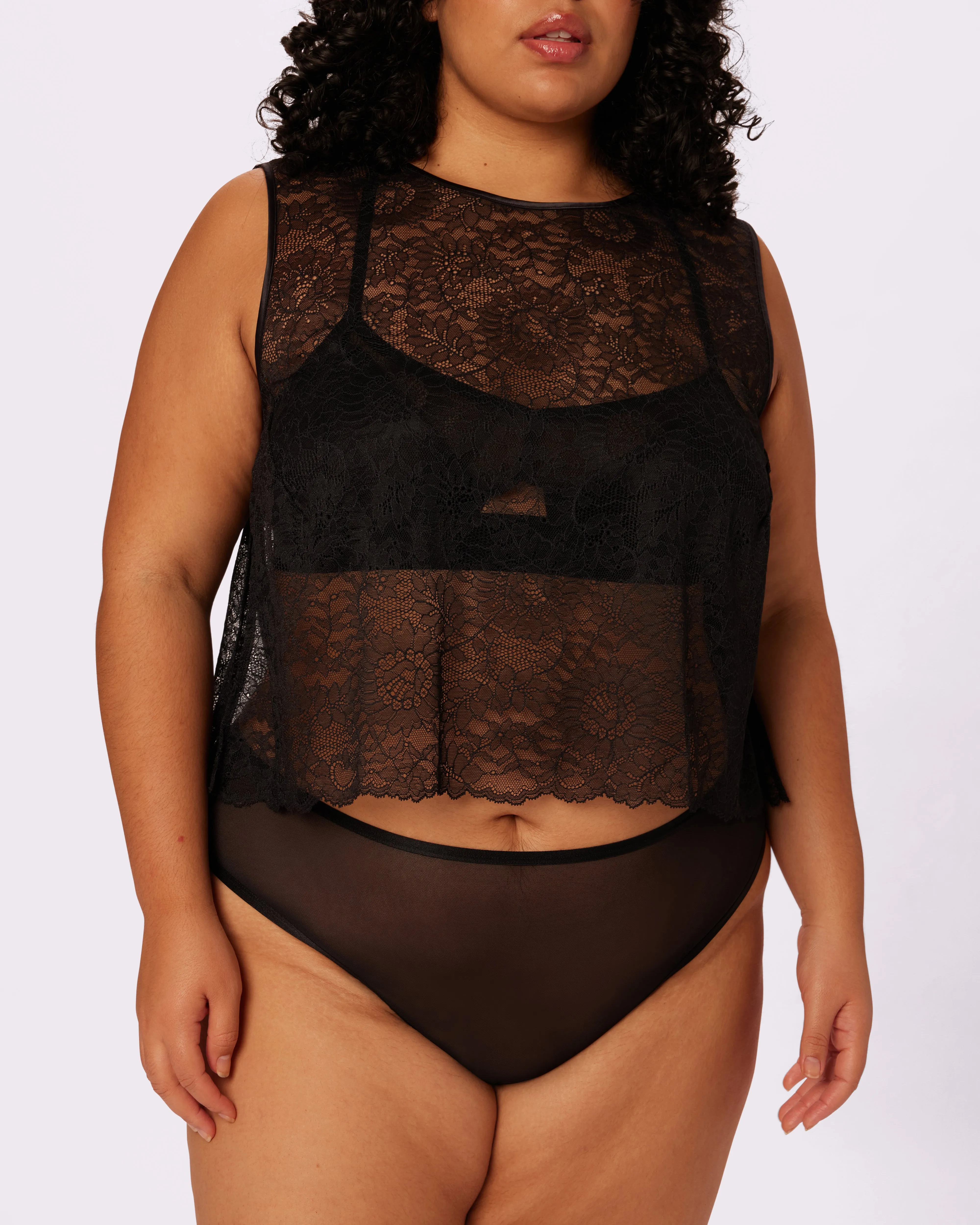 Flirty Lace Float Tank | Soft Lace (Eightball) sold by Parade