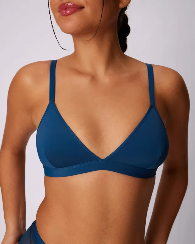 0+ Dream Fit Triangle Bralette | Ultra-Soft Re:Play | Archive (Poseidon) sold by Parade