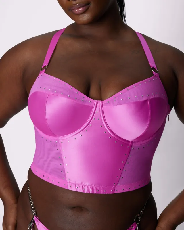 Main Event Corset | Glow Satin | Archive (Valentine) made by Parade