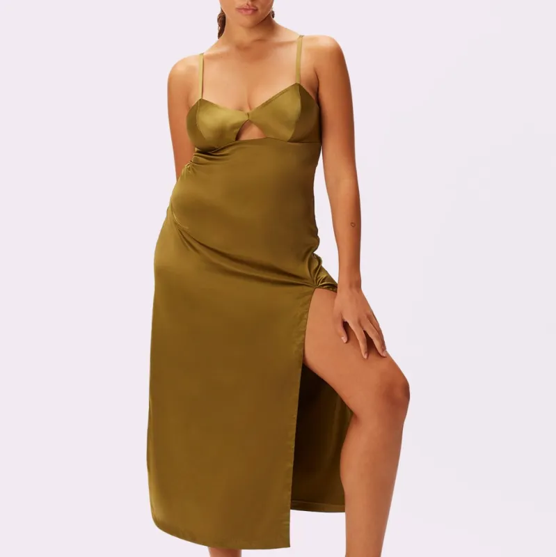 L Nighttime Glow Dress | Glow Satin  | Archive (Dirty Martini) sold by Parade