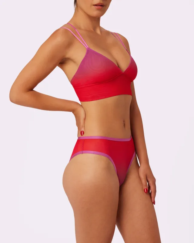 High Rise Cheeky | Silky Mesh (Mars Retrograde) sold by Parade