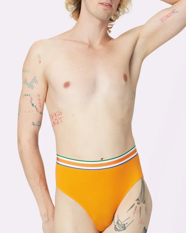 Free Comfort High Rise Brief | New:Cotton | Archive (Citrus) sold by Parade