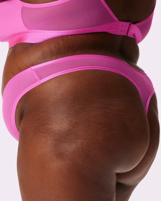 XS High Cut Thong | Silky Mesh | Archive (Valentine) sold by Parade