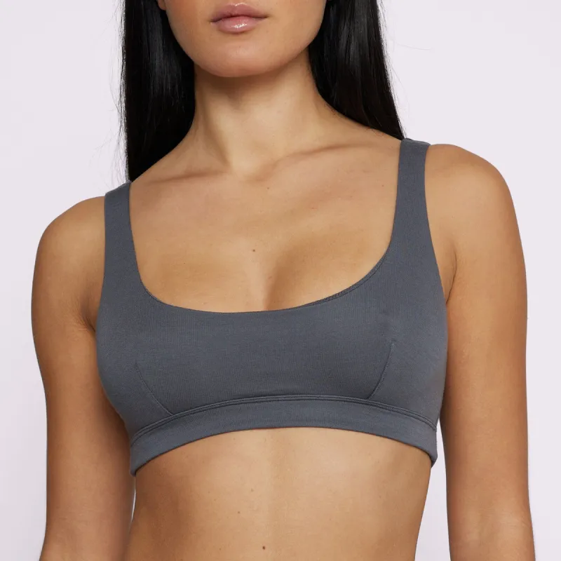 Cloud Scoop Bralette | SuperSoft | Archive (Blackened Pearl) sold by Parade